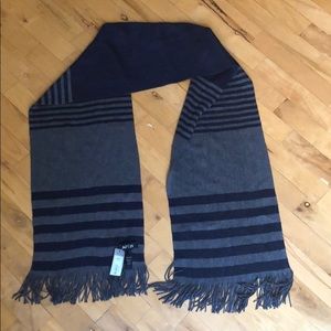 Blue and Gray Scarf